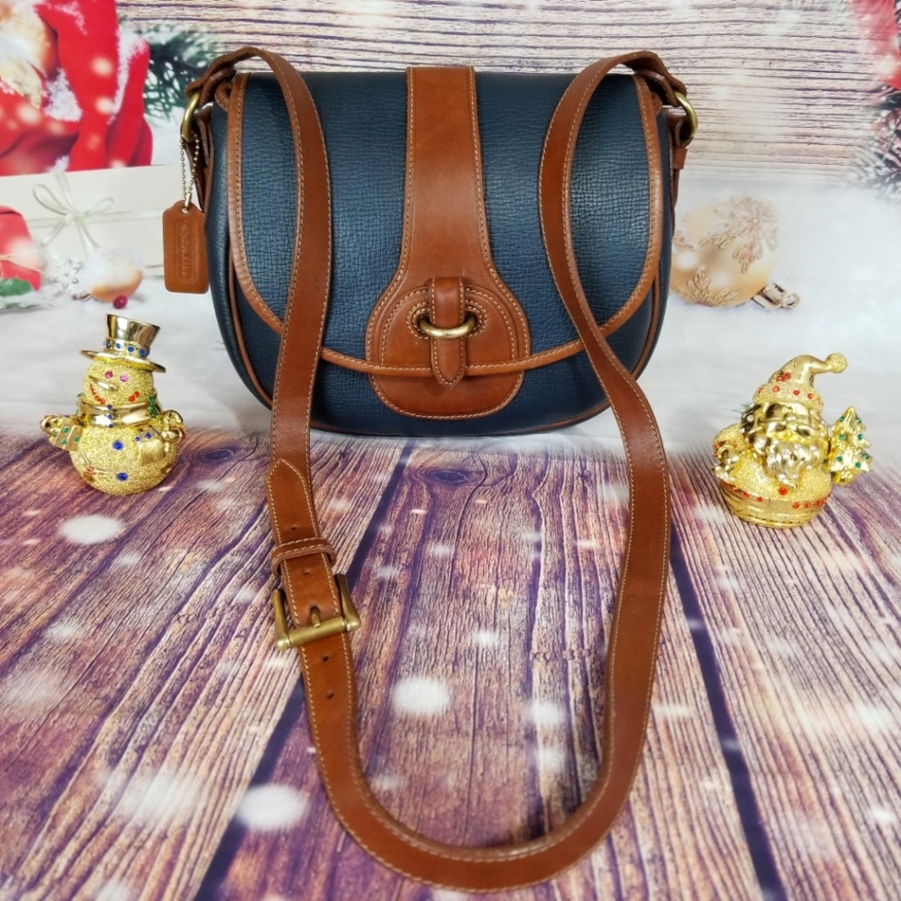 Rare Coach Dakota Lariat Bag made in Italy Vintage # 4205